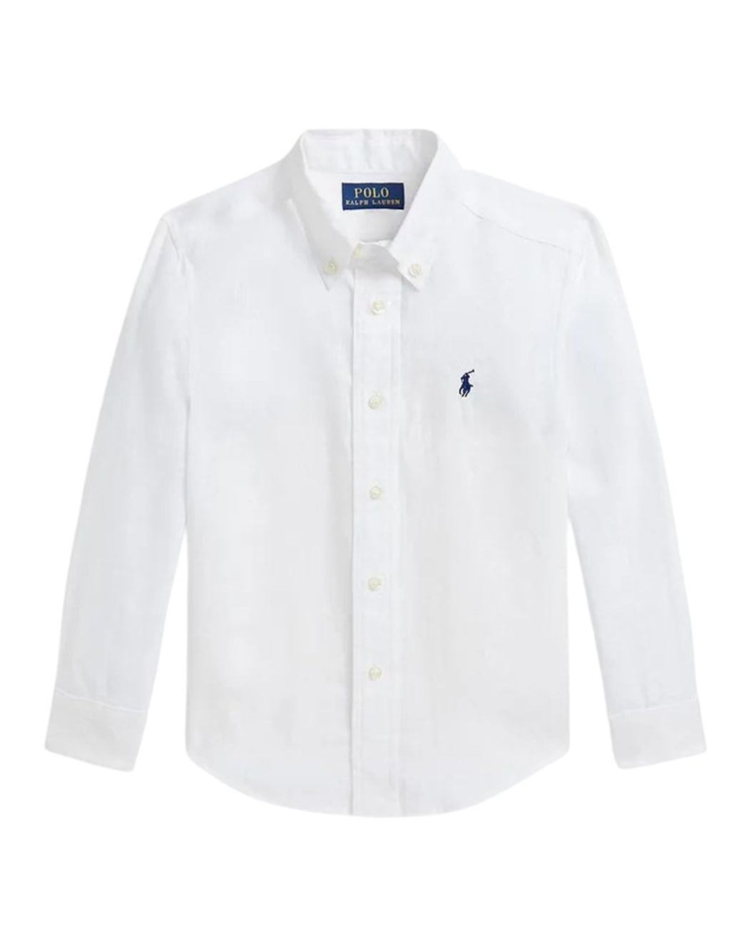 Cotton popeline shirt with logo