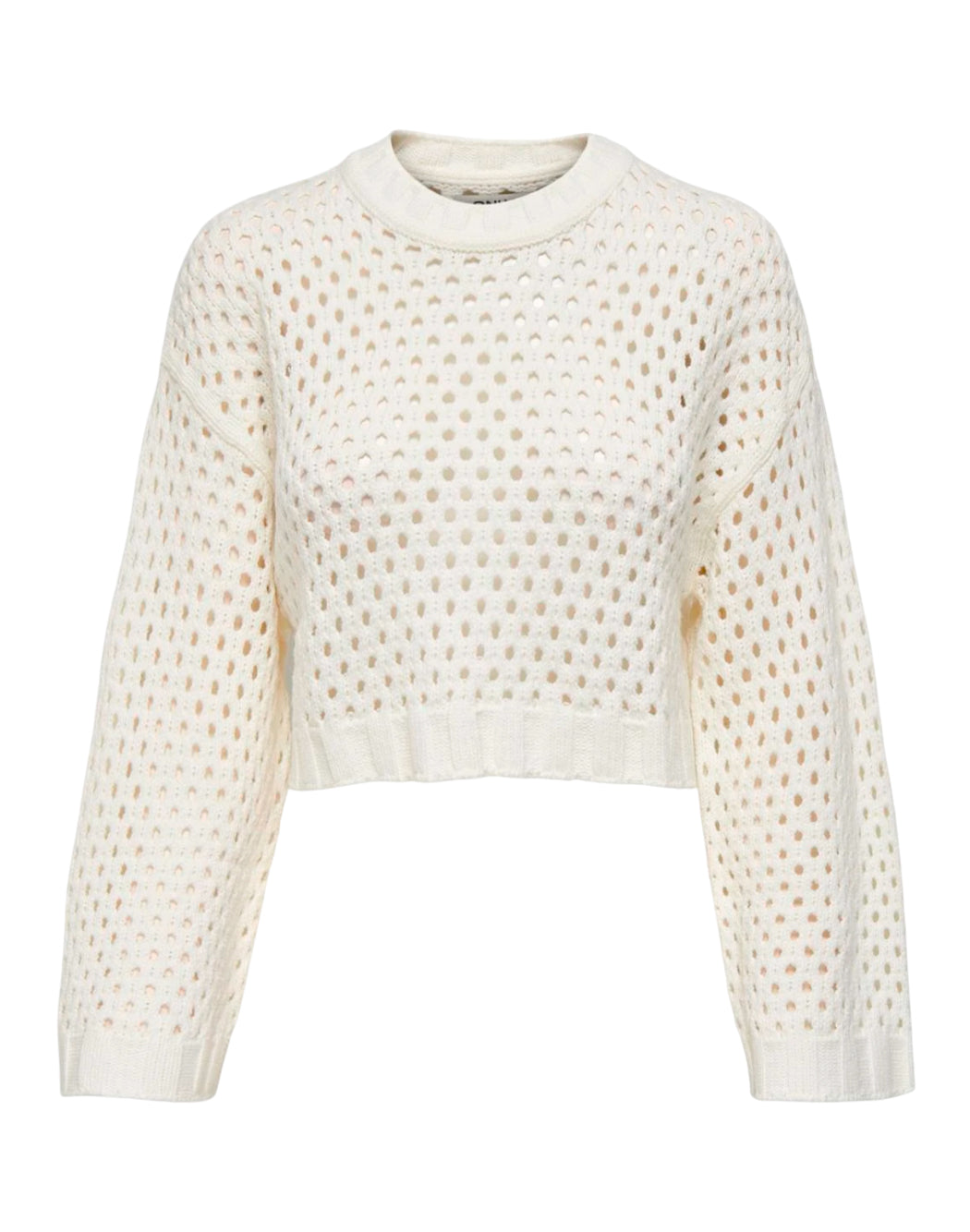 "Only "ONLSMILLA" PULLOVER CORTO Bianco"
