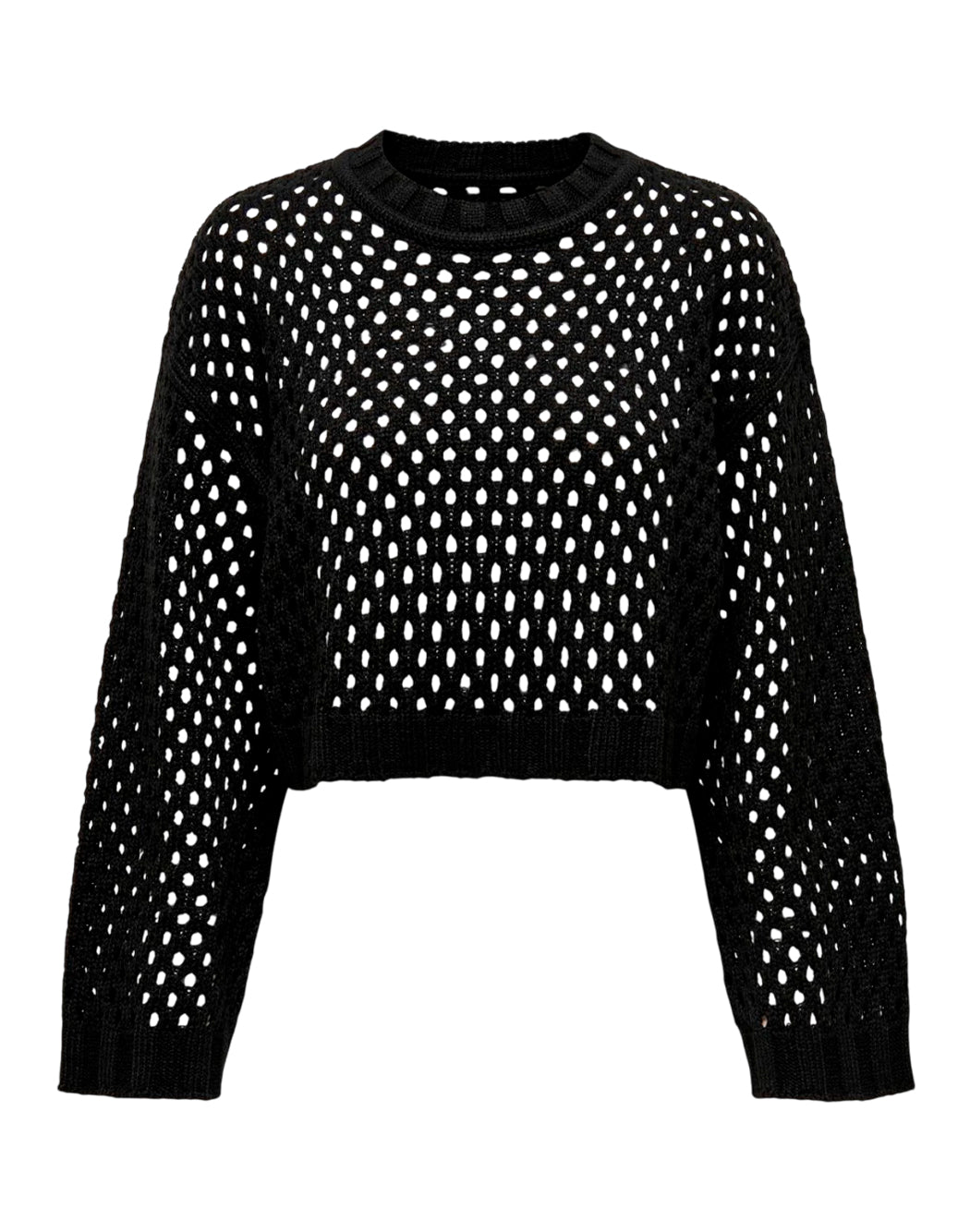 "Only "ONLSMILLA" PULLOVER CORTO Nero"