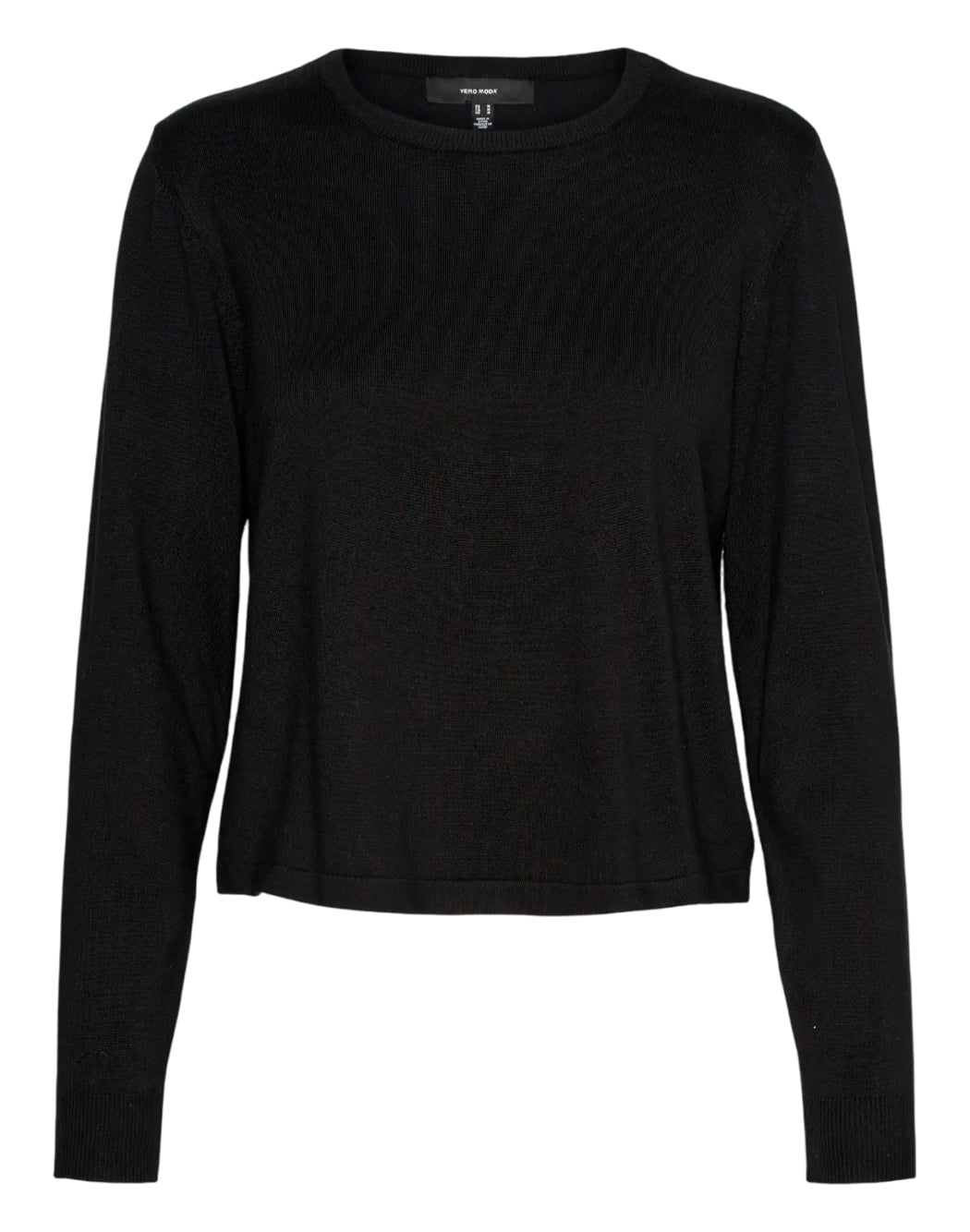 "Vero Moda "VMSILJE LS" PULLOVER GIROCOLLO Nero"
