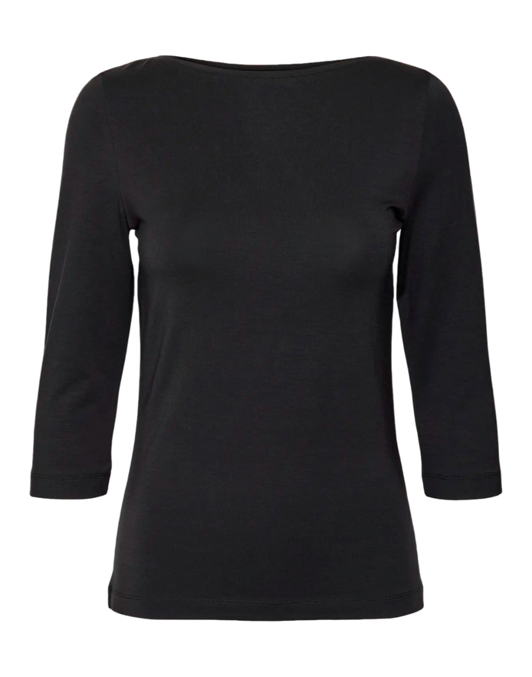 "Vero Moda "AWFIONA 3/4" TOP CON SCOLLO A BARCA Nero"
