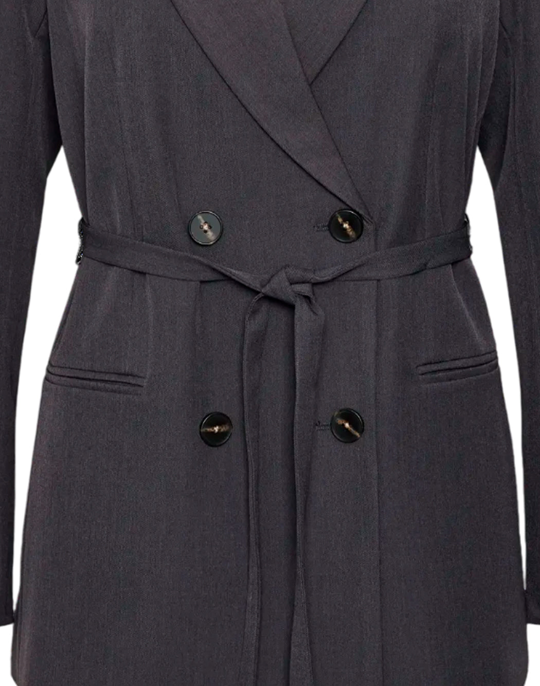 "Vero Moda "VMZOE LS" BLAZER CON CINTURA Grigio"