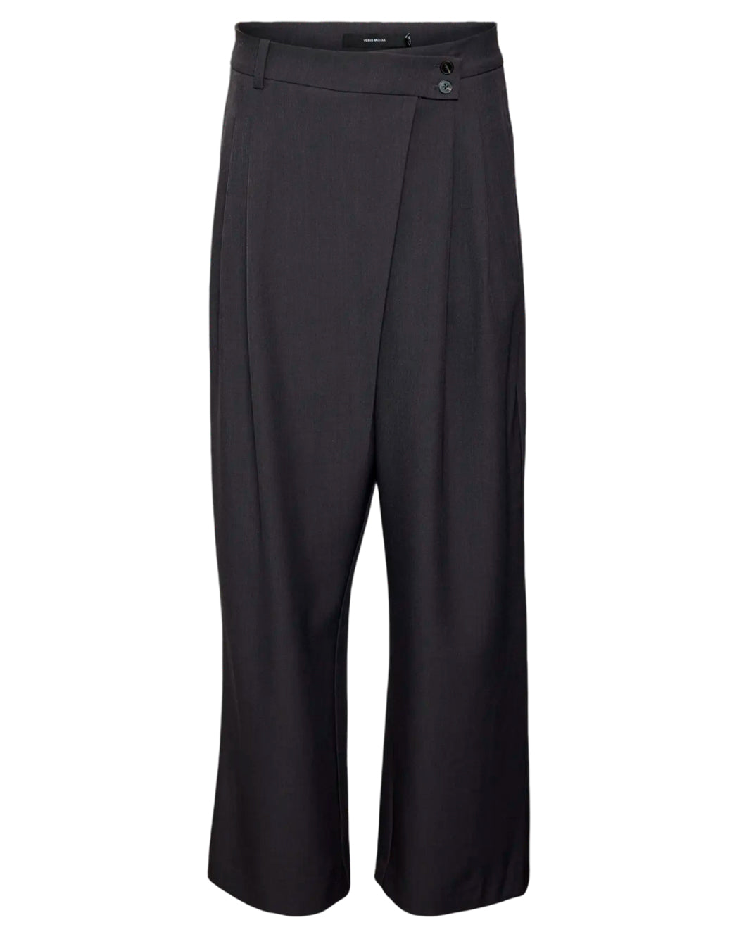 "Vero Moda "VMZOE MW" PANTALONE CON CHIUSURA A PORTAFOGLIO 32" Grigio"