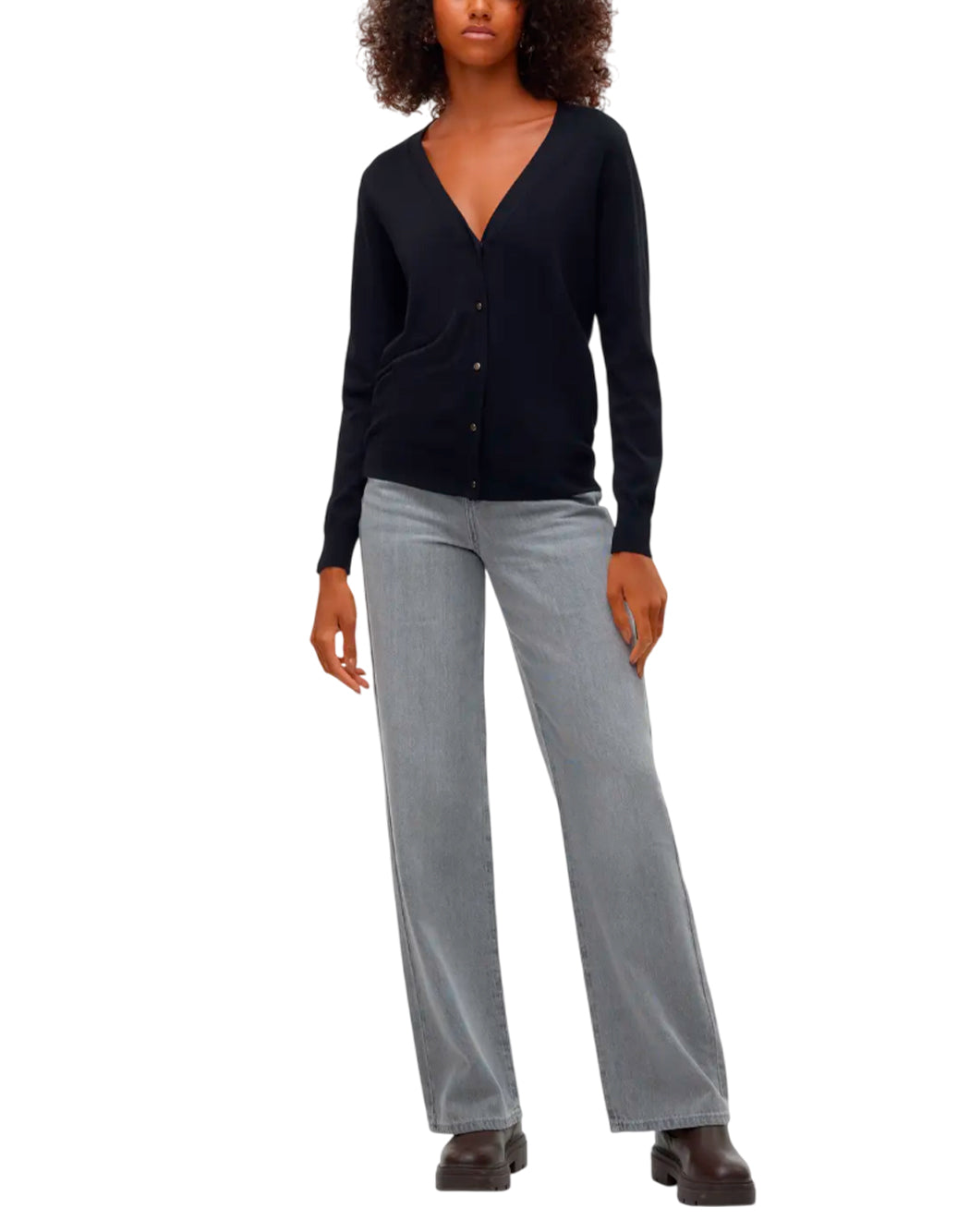 "Vero Moda "VMSILJE LS " CARDIGAN Nero"