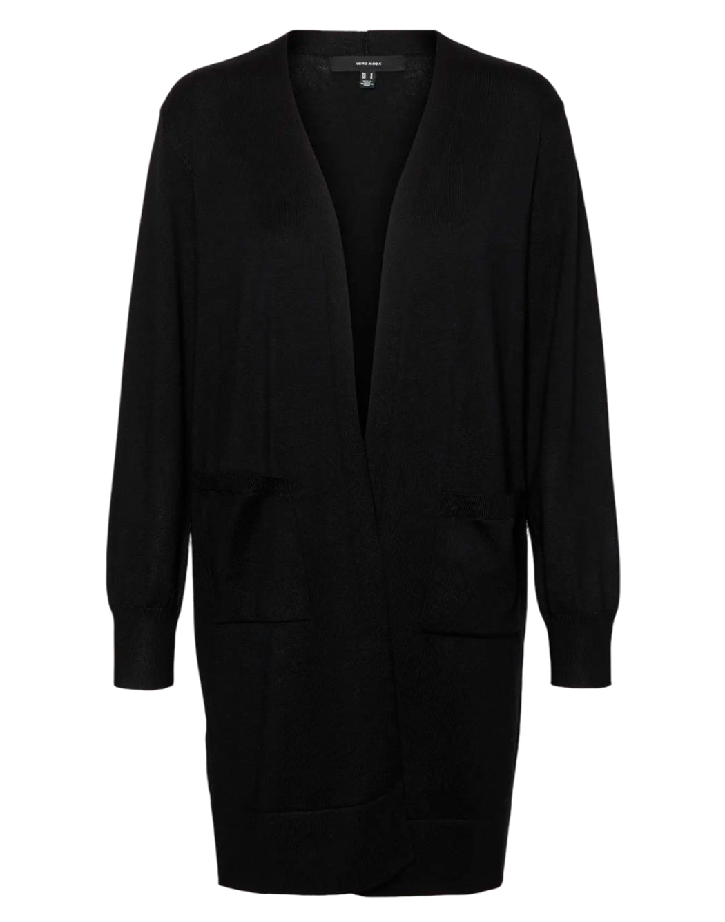 "Vero Moda "VMSILJE LS" CARDIGAN APERTO Nero"