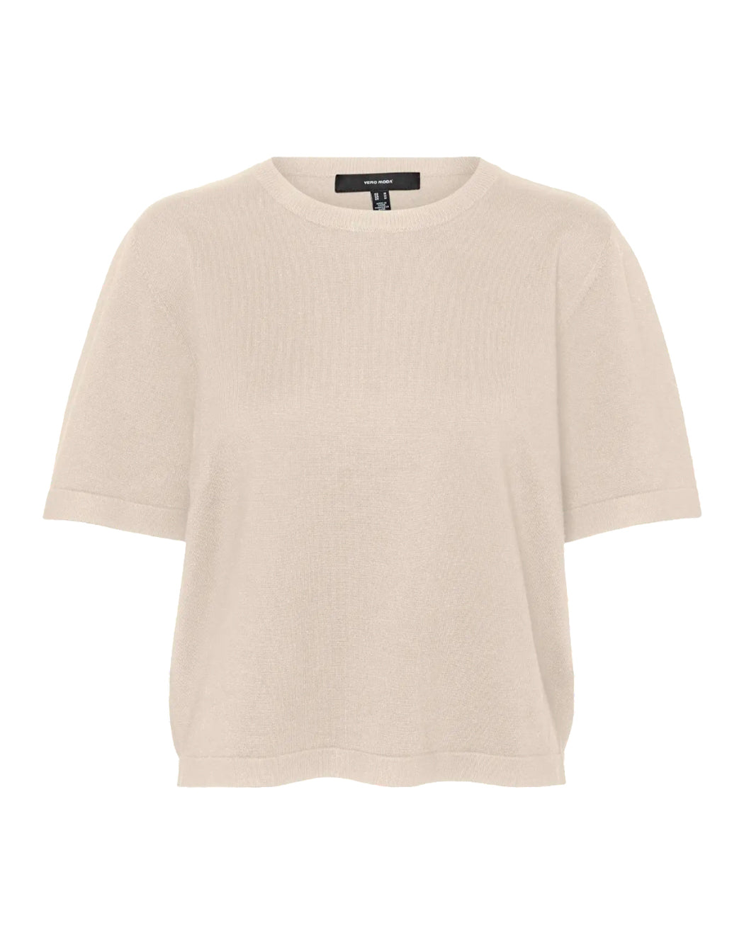 "Vero Moda "VMSILJE 2/4 " PULLOVER A MANICA CORTA Neutro"