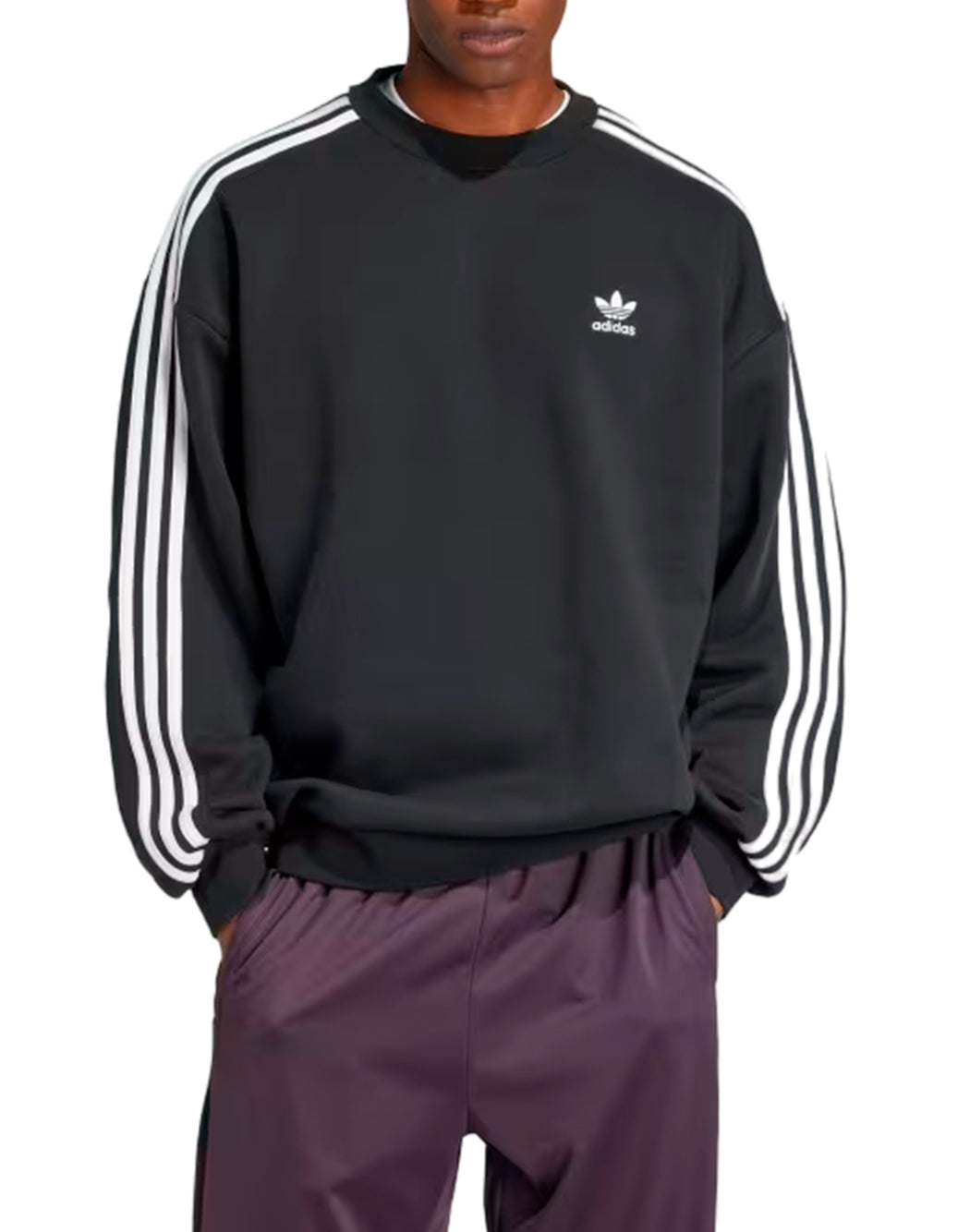 Adidas FELPA ADICOLOR OVERSIZED Nero