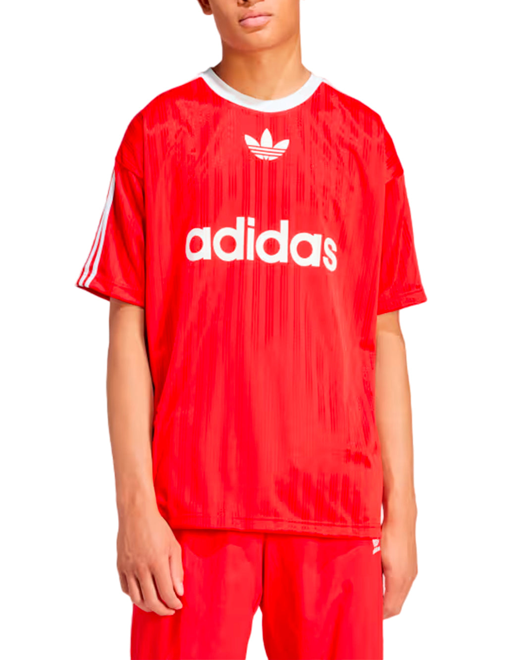 Adidas T-SHIRT ADICOLOR POLY T Rosso