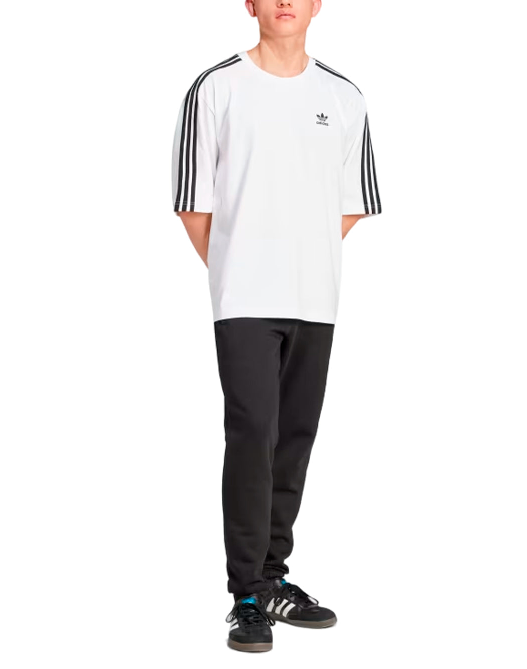 Adidas T-SHIRT ADICOLOR OVERSIZED Bianco