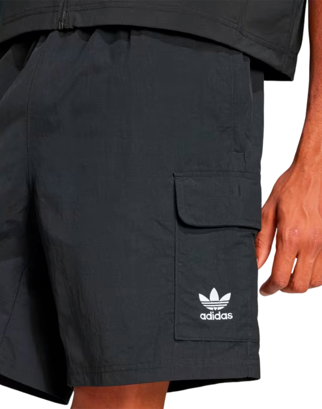 Adidas PANTALONCINI CARGO TREFOIL ESSENTIALS Nero