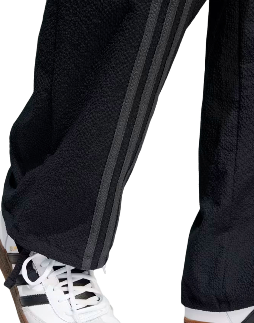 "Adidas PANTALONI "TRACK FASHION SEERSUCKER FIREBIRD" Nero"