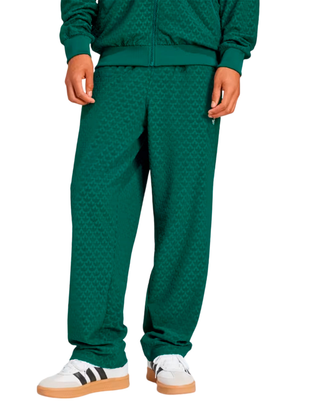 Adidas PANTALONI DA TUTA CON MONOGRAMMA Verde