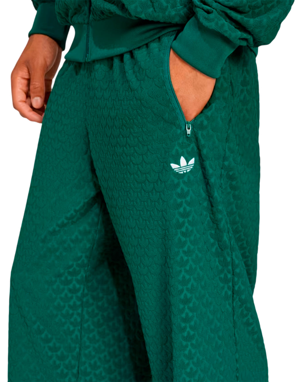 Adidas PANTALONI DA TUTA CON MONOGRAMMA Verde