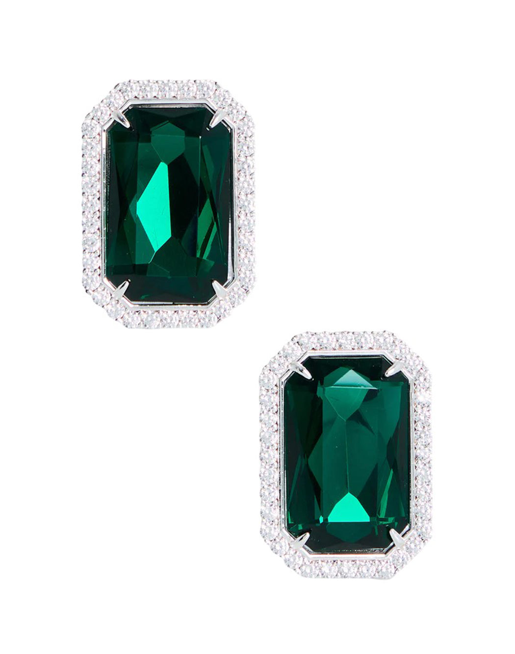 Retrofête ORECCHINI CON PIETRE PREZIOSE HOPE Verde