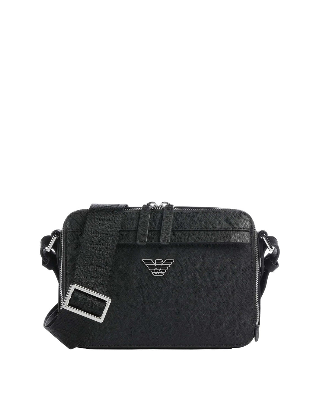 Emporio Armani BORSA A TRACOLLA BUSINESS REGENERATED Nero