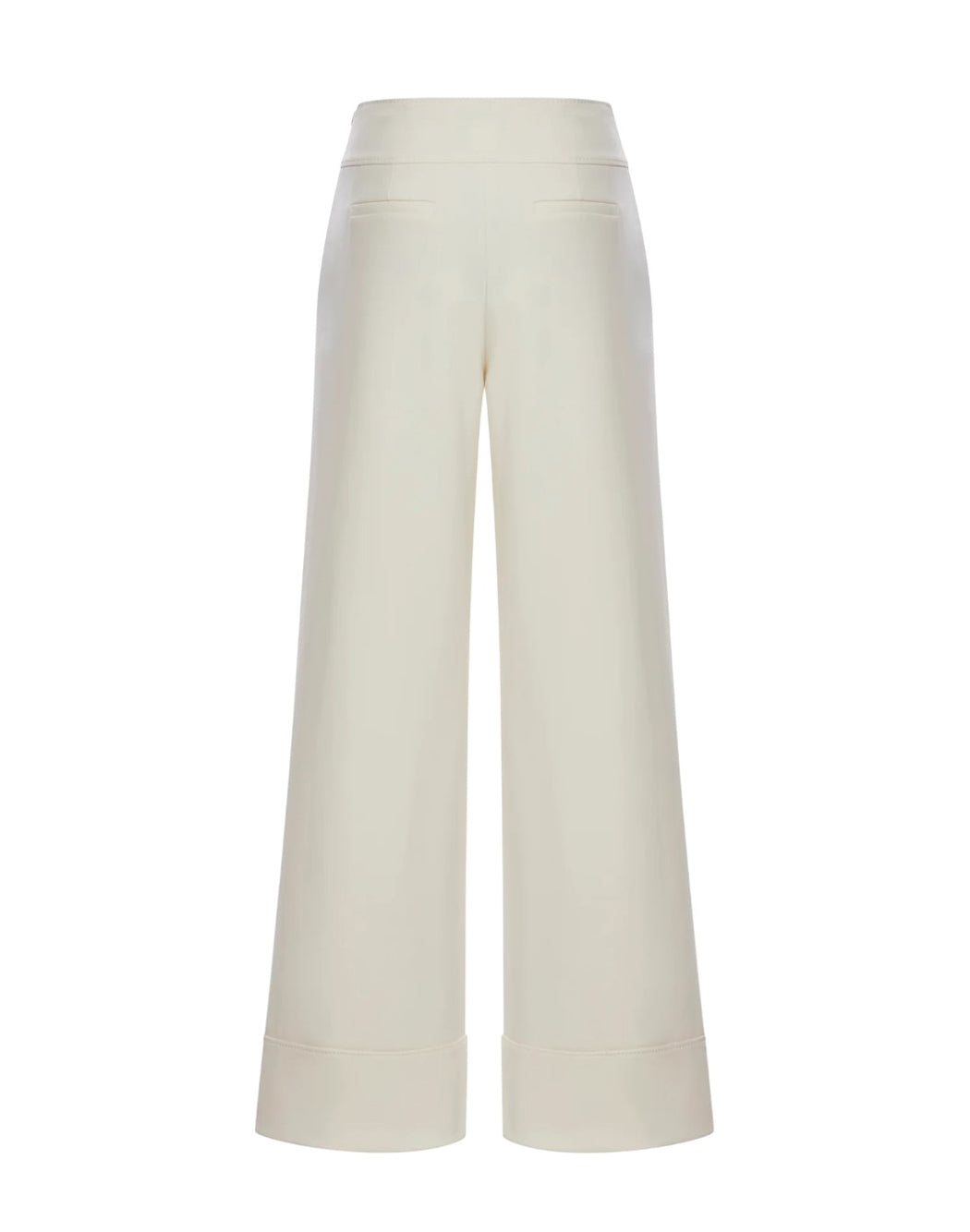 Max Mara PANTALONI CON GAMBA AMPIA Bianco