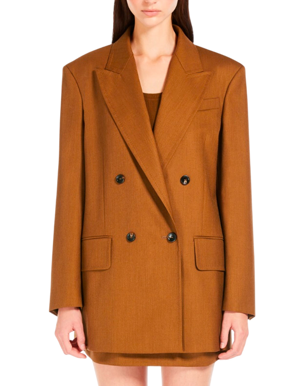 Max Mara GIACCA DOPPIOPETTO Marrone