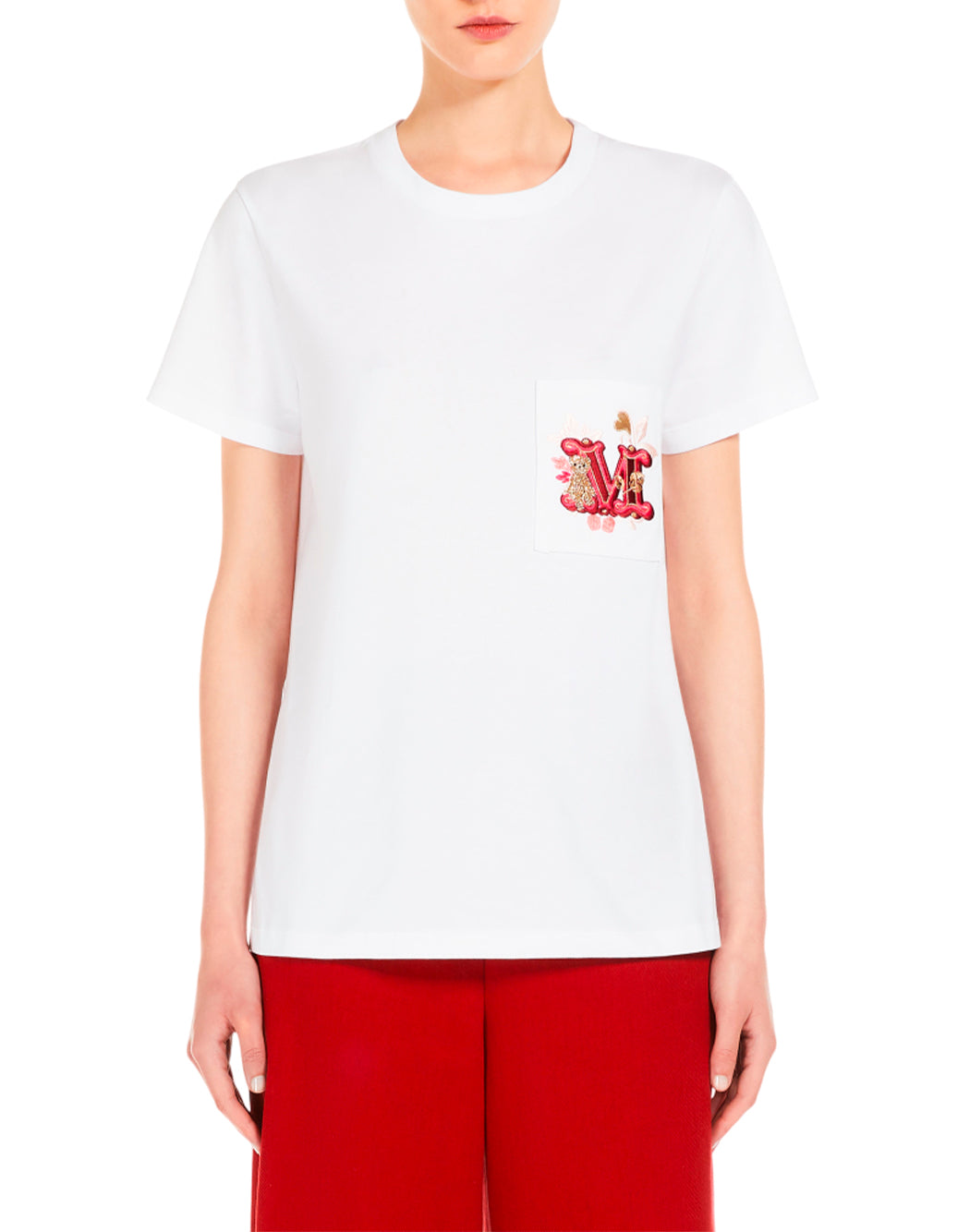 Max Mara T-SHIRT NUNZIO Bianco