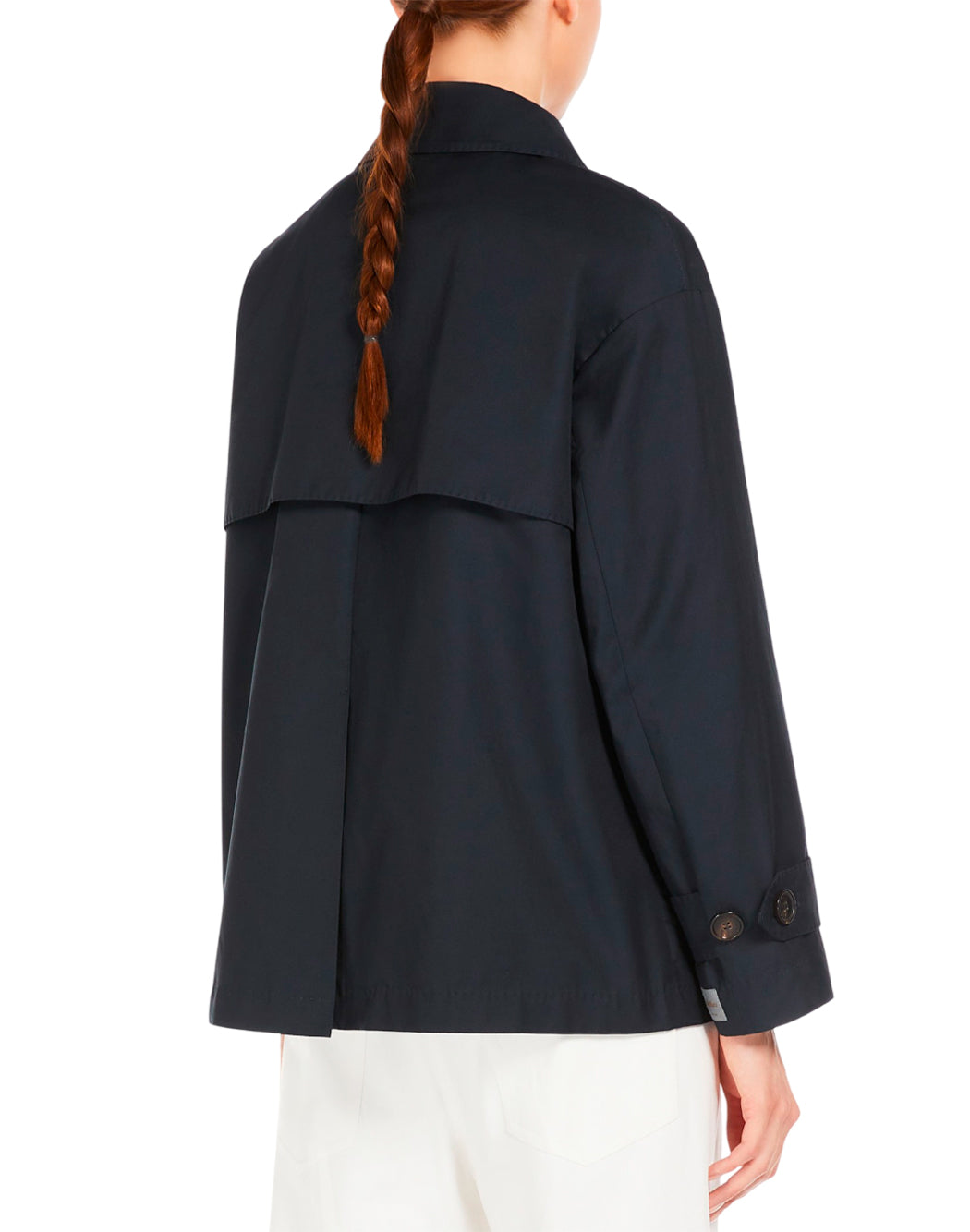 "Max Mara The Cube TRENCH "ZENO" Blu"