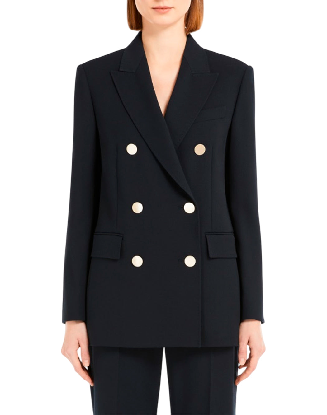 "Max Mara Studio BLAZER DOPPIOPETTO "EDICOLA" Blu"