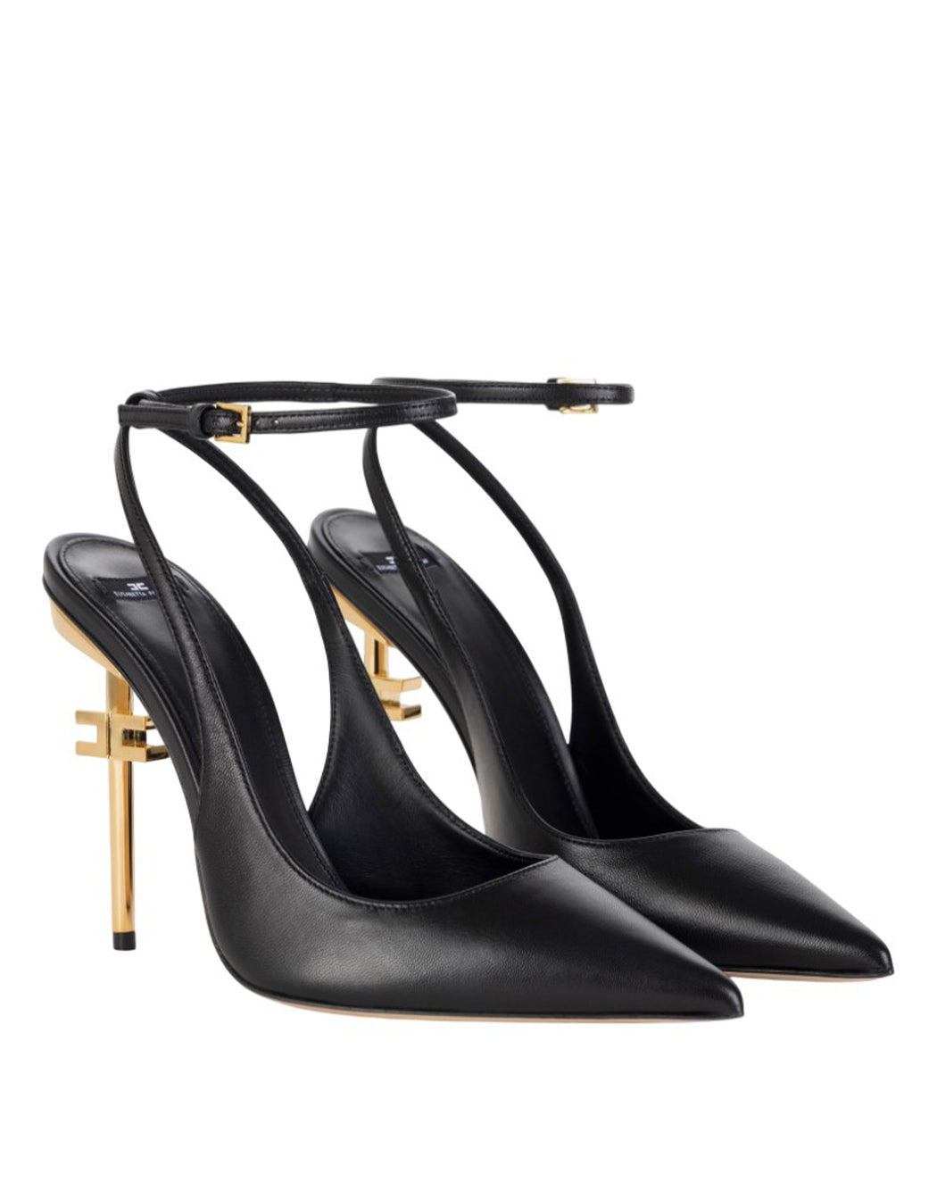 Elisabetta Franchi SLINGBACK IN NAPPA Nero