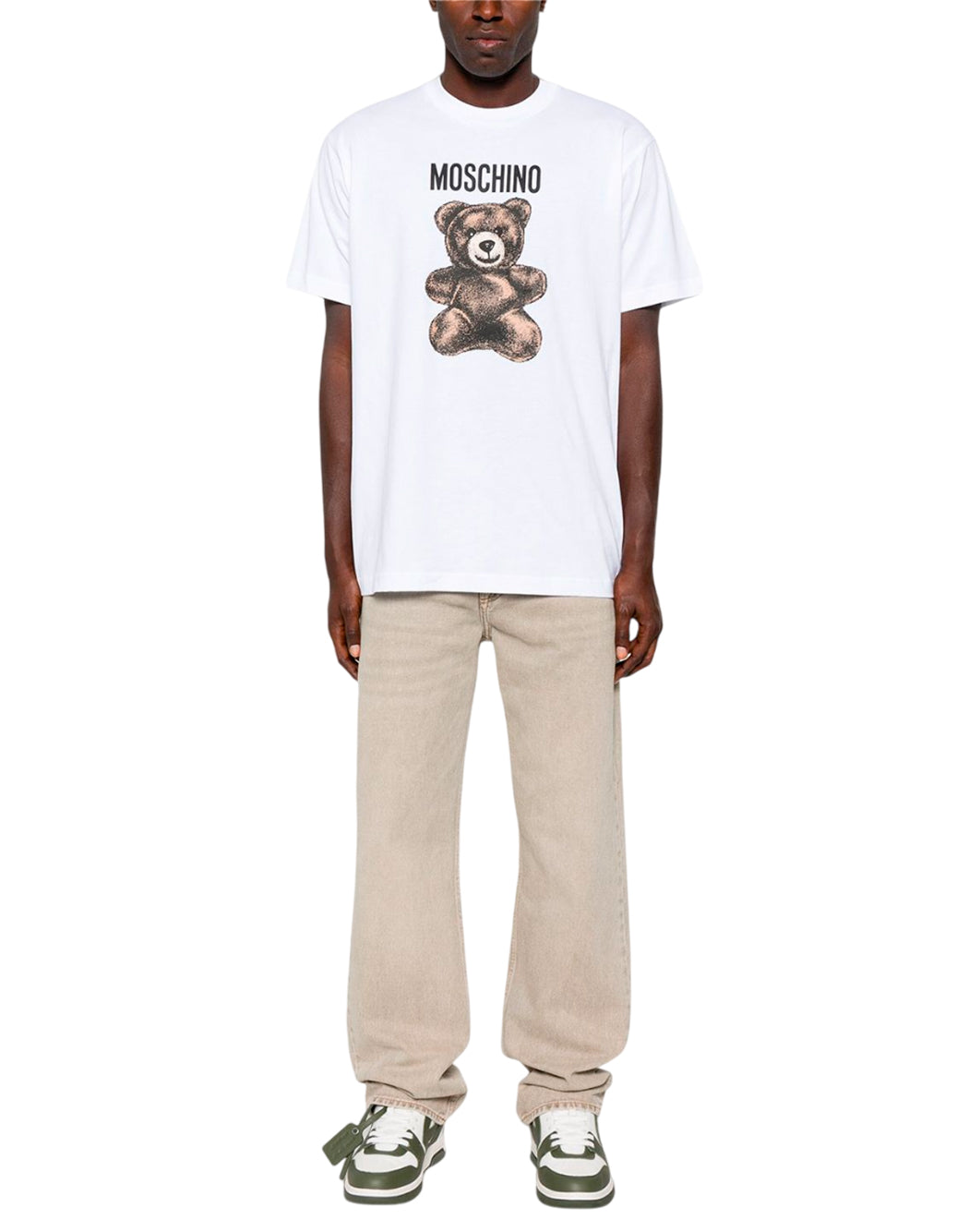 Moschino T-SHIRT TEDDY BEAR Bianco