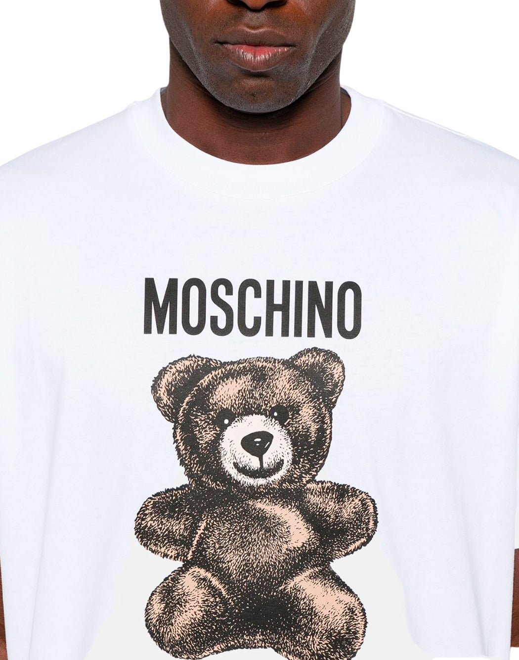 Moschino T-SHIRT TEDDY BEAR Bianco