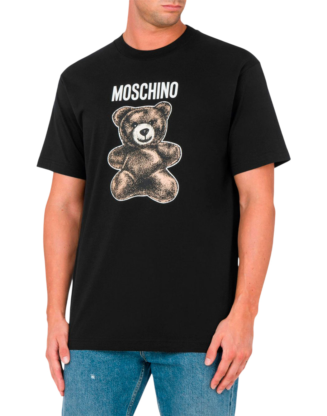 Moschino T-SHIRT TEDDY BEAR Nero