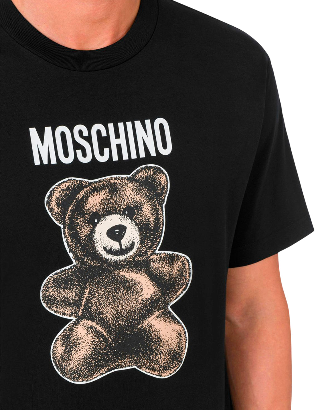 Moschino T-SHIRT TEDDY BEAR Nero