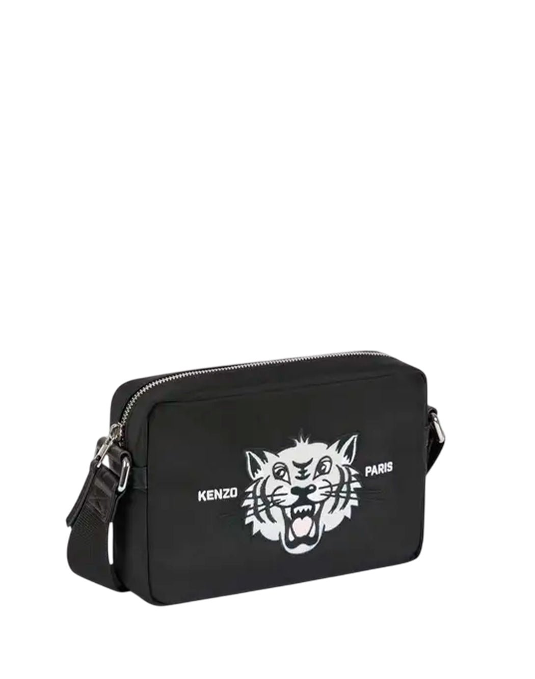 Kenzo BORSA A SPALLA CON STAMPA Nero