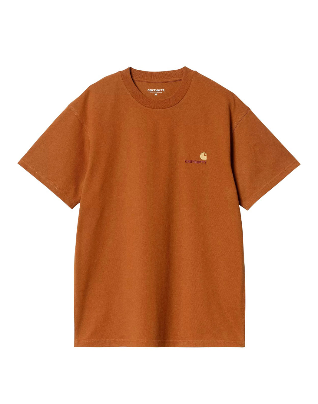 "Carhartt Wip T-SHIRT "AMERICAN SCRIPT" Blu"