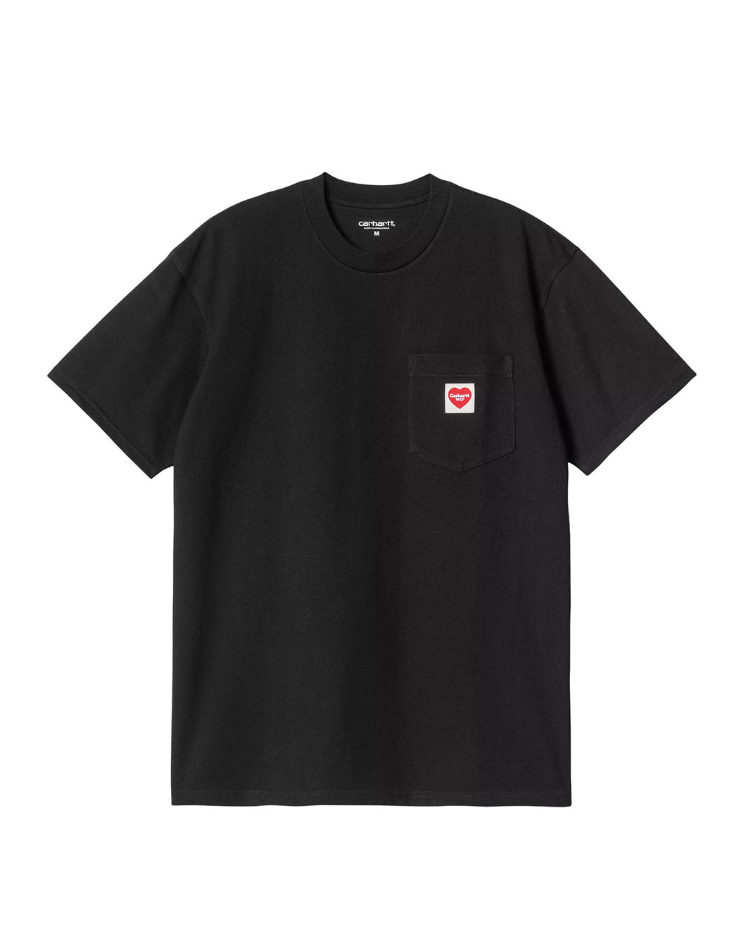 "Carhartt Wip T SHIRT "POCKET HEART" Nero"