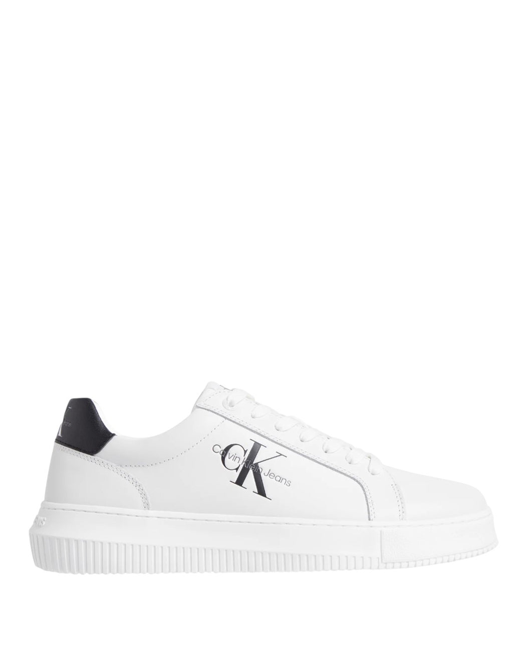 "Calvin Klein Jeans SNEAKERS "CHUNKY CUPSOLE MONOLOGO" Bianco"