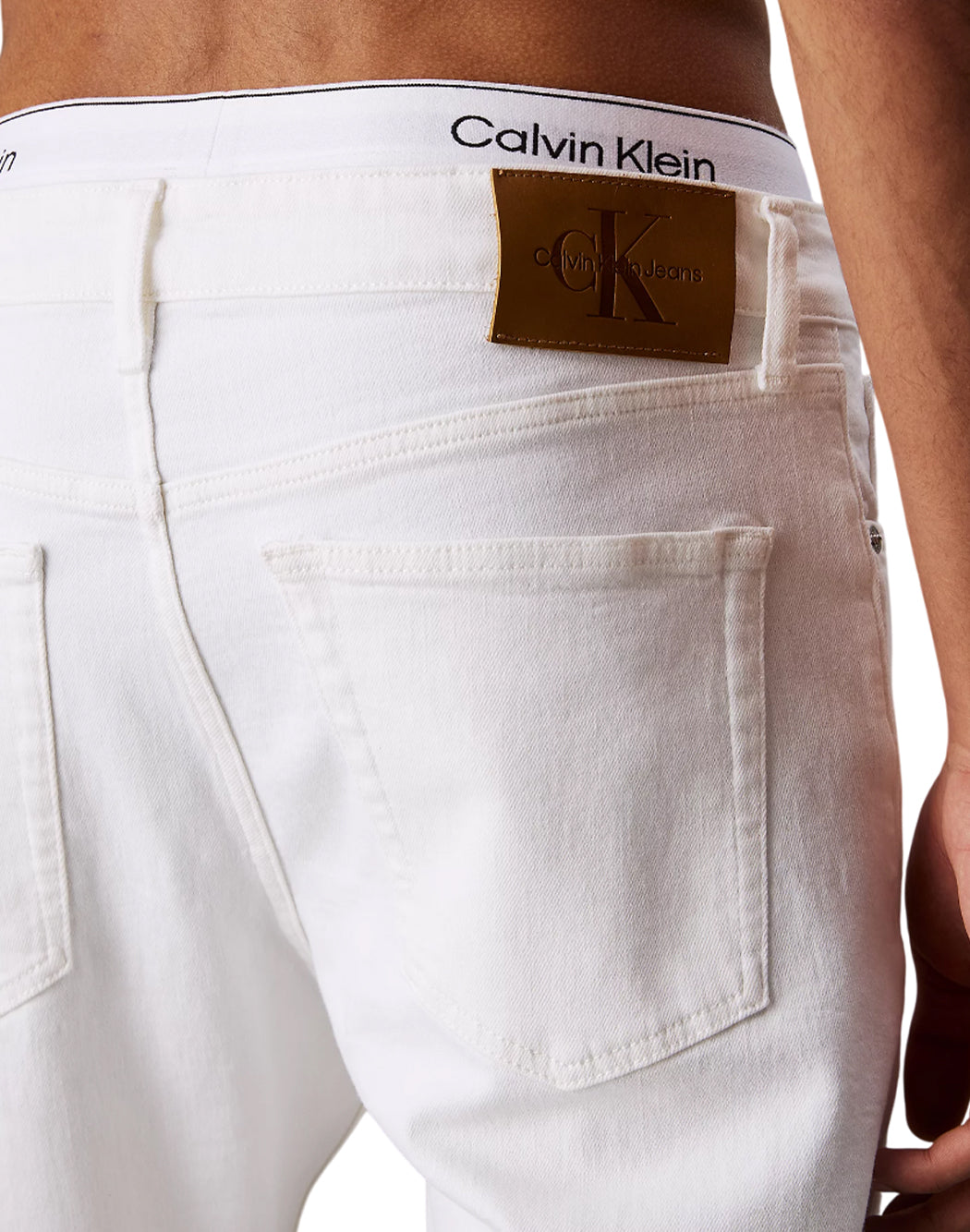 Calvin Klein Jeans JEANS TAPARED Bianco