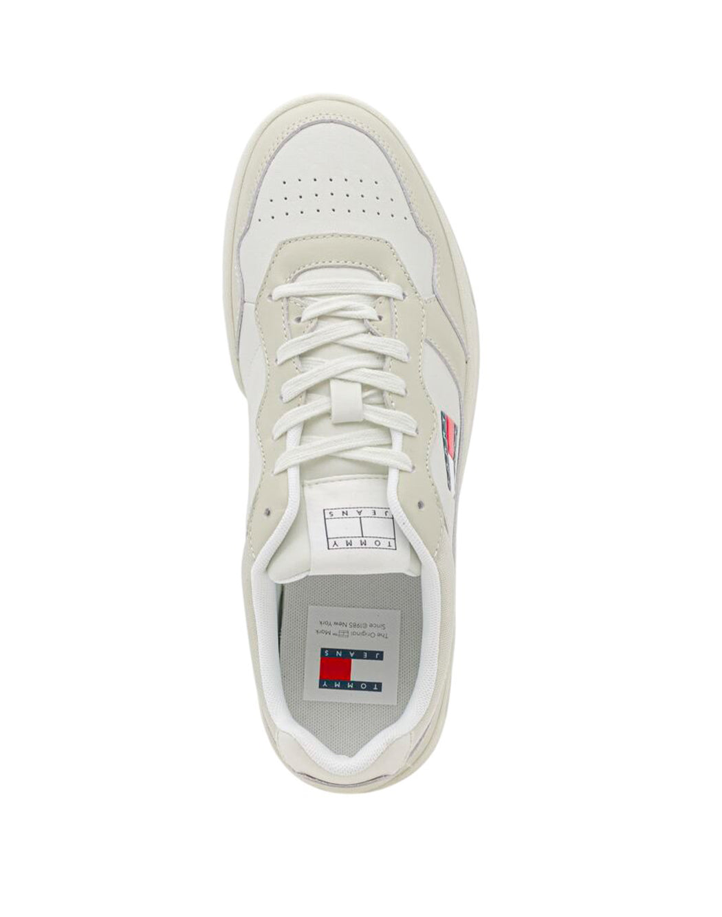 "Tommy Hilfiger Jeans SNEAKERS " CUPSOLE LEATHER ESS" Neutro"