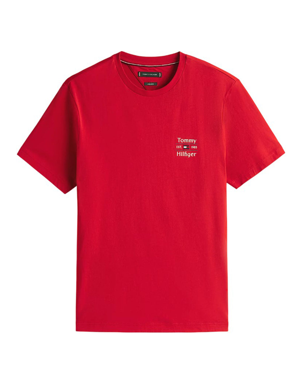 Tommy Hilfiger T-SHIRT CON MINI LOGO Rosso