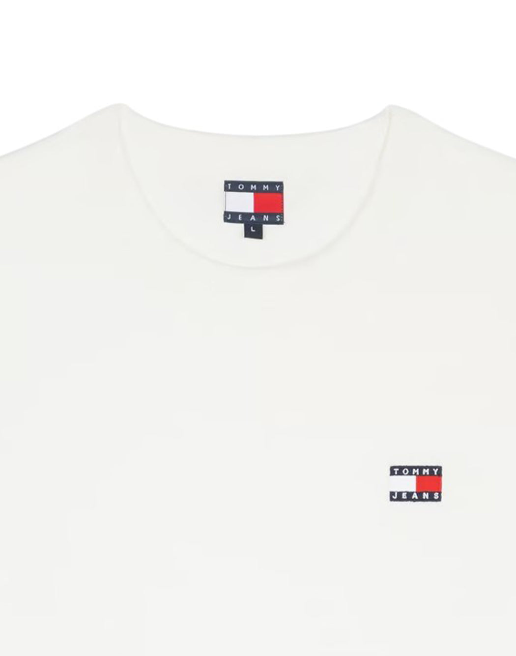 Tommy Hilfiger Jeans T-SHIRT CON RICAMO LOGO Neutro