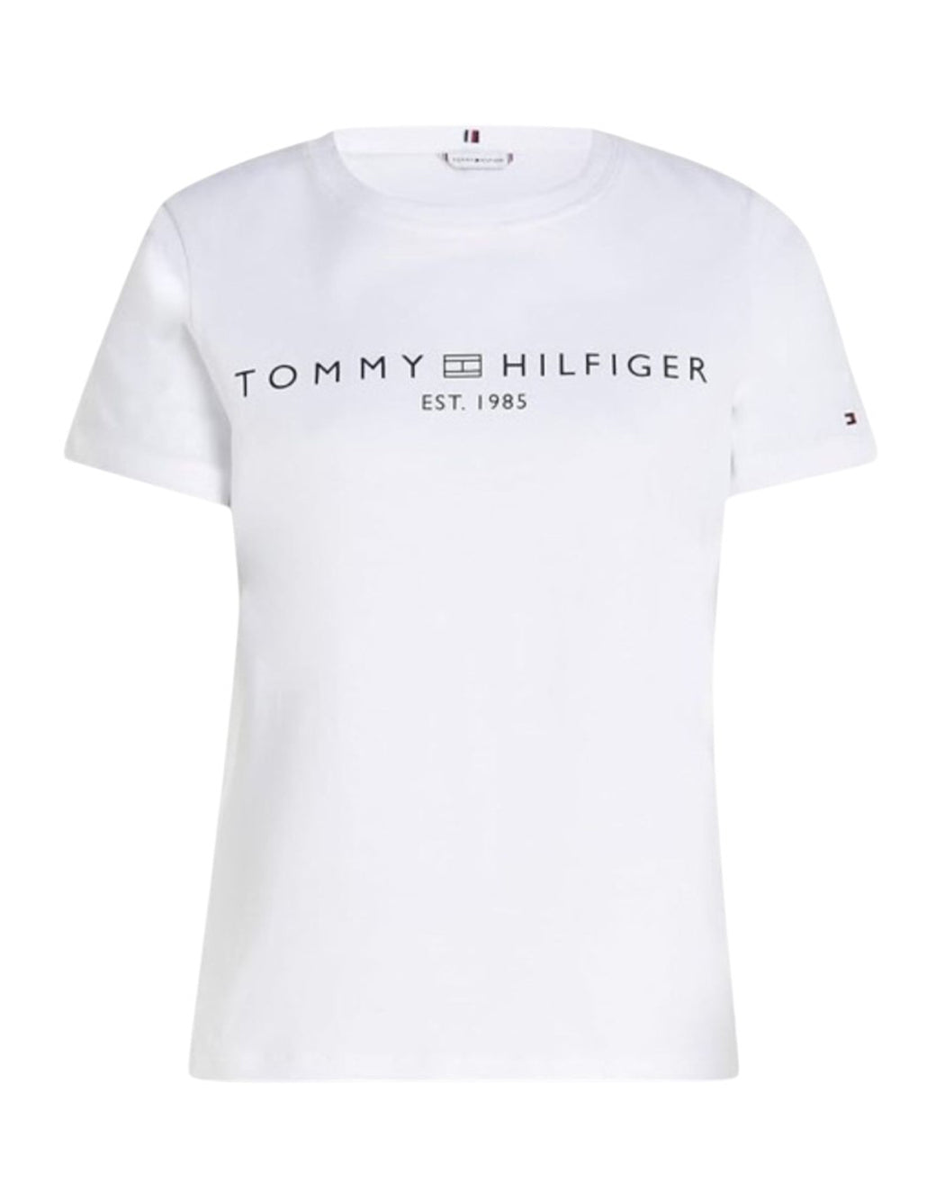 Tommy Hilfiger T-SHIRT REGULAR FIT Bianco