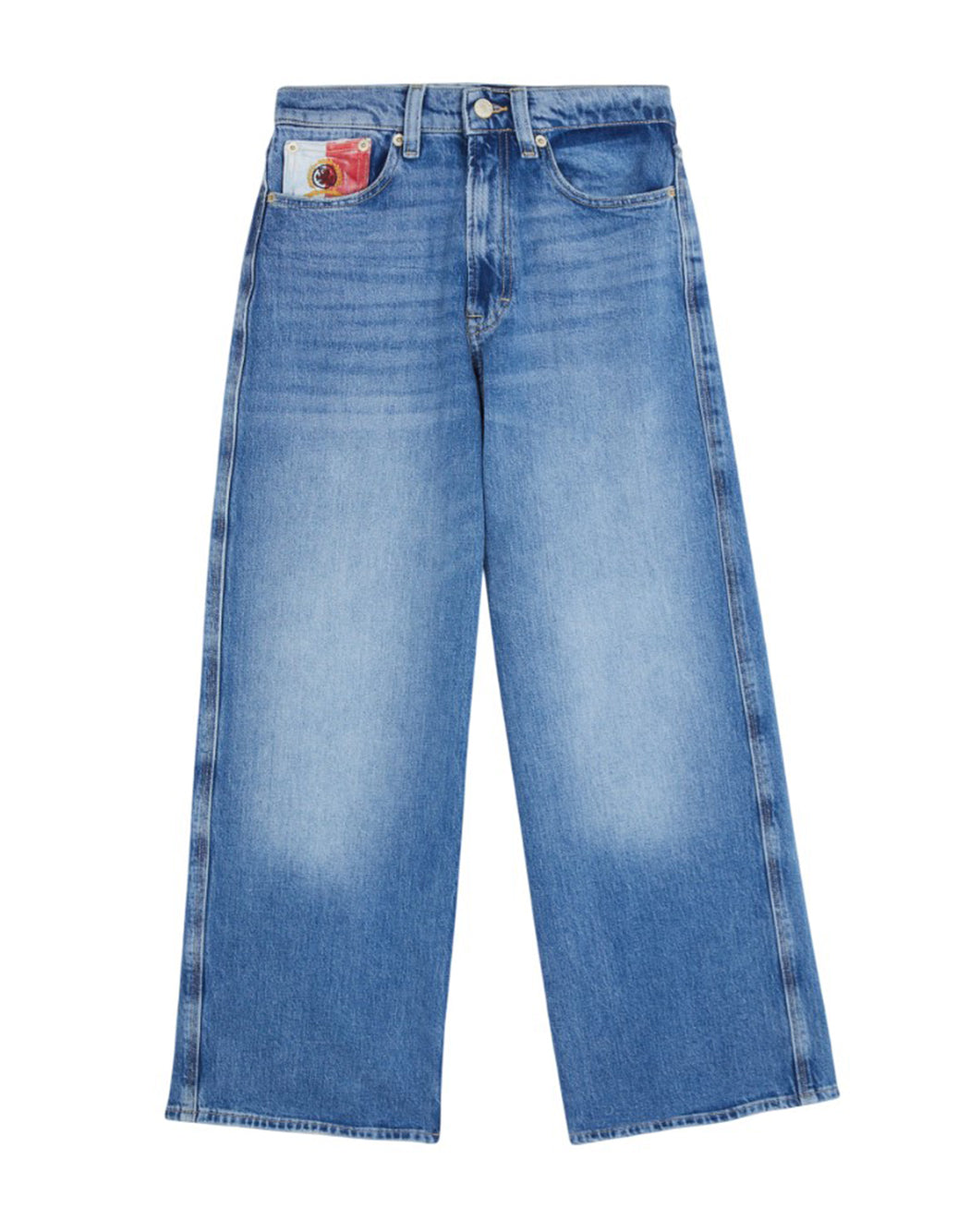 "Tommy Hilfiger Jeans JEANS "CLAIRE" HIGH RISE WIDE Blu"