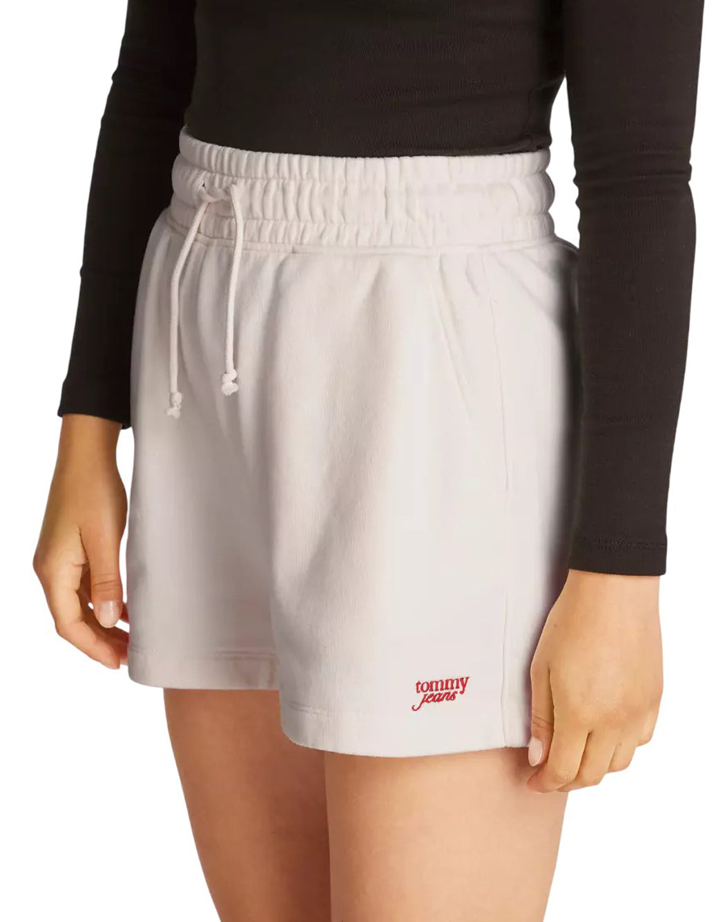 Tommy Hilfiger Jeans SHORTS CON RICAMO Bianco