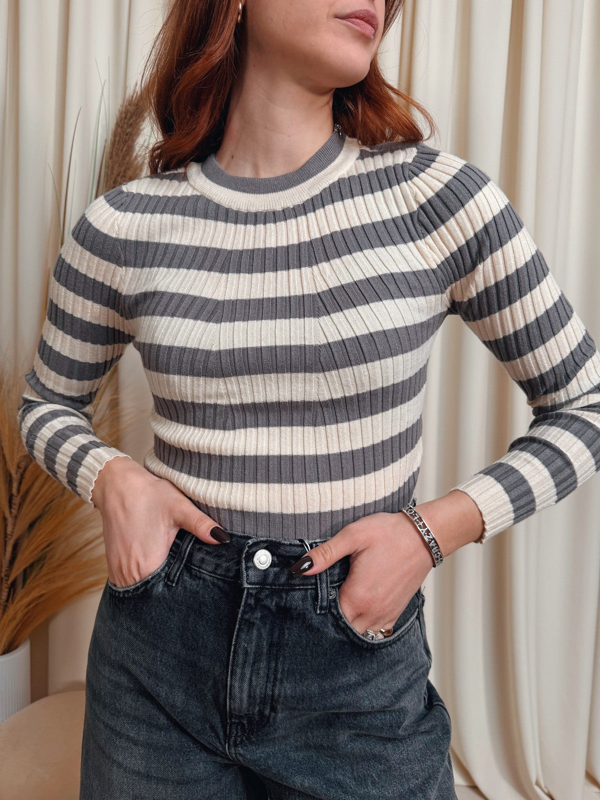 "Pieces MAGLIONE "CRISTA" Neutro"