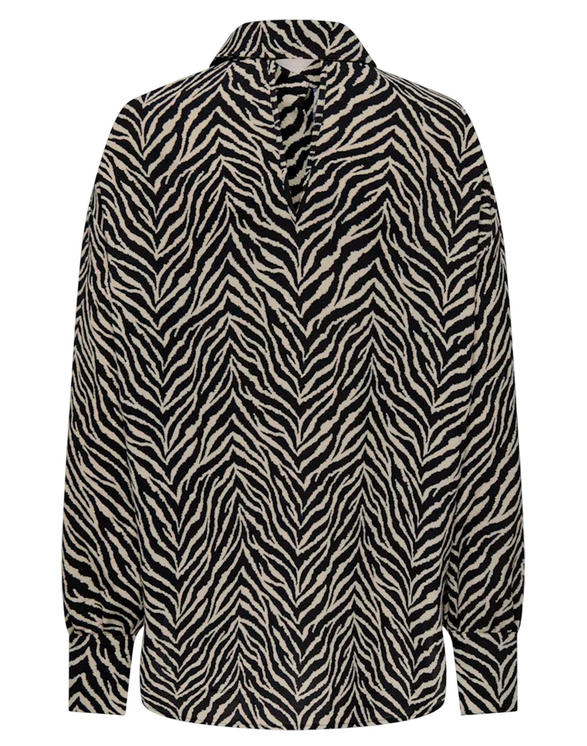 "Only "ONLKATTY" CAMICIA ANIMALIER Nero"