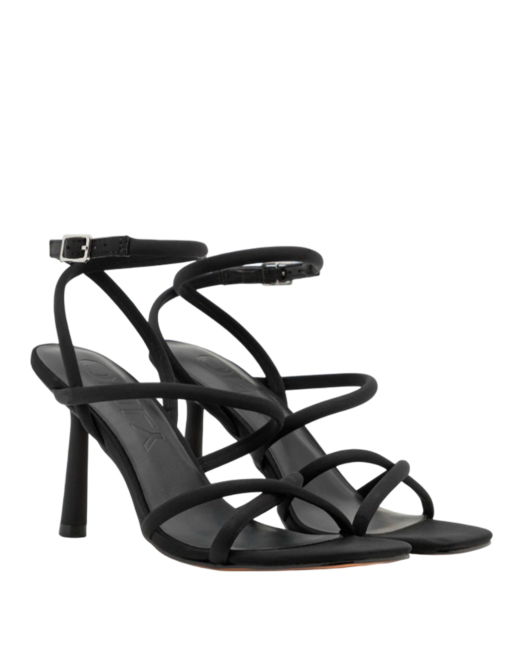 "Only "ONLAMINA-1" SANDALO CON TACCO Nero"