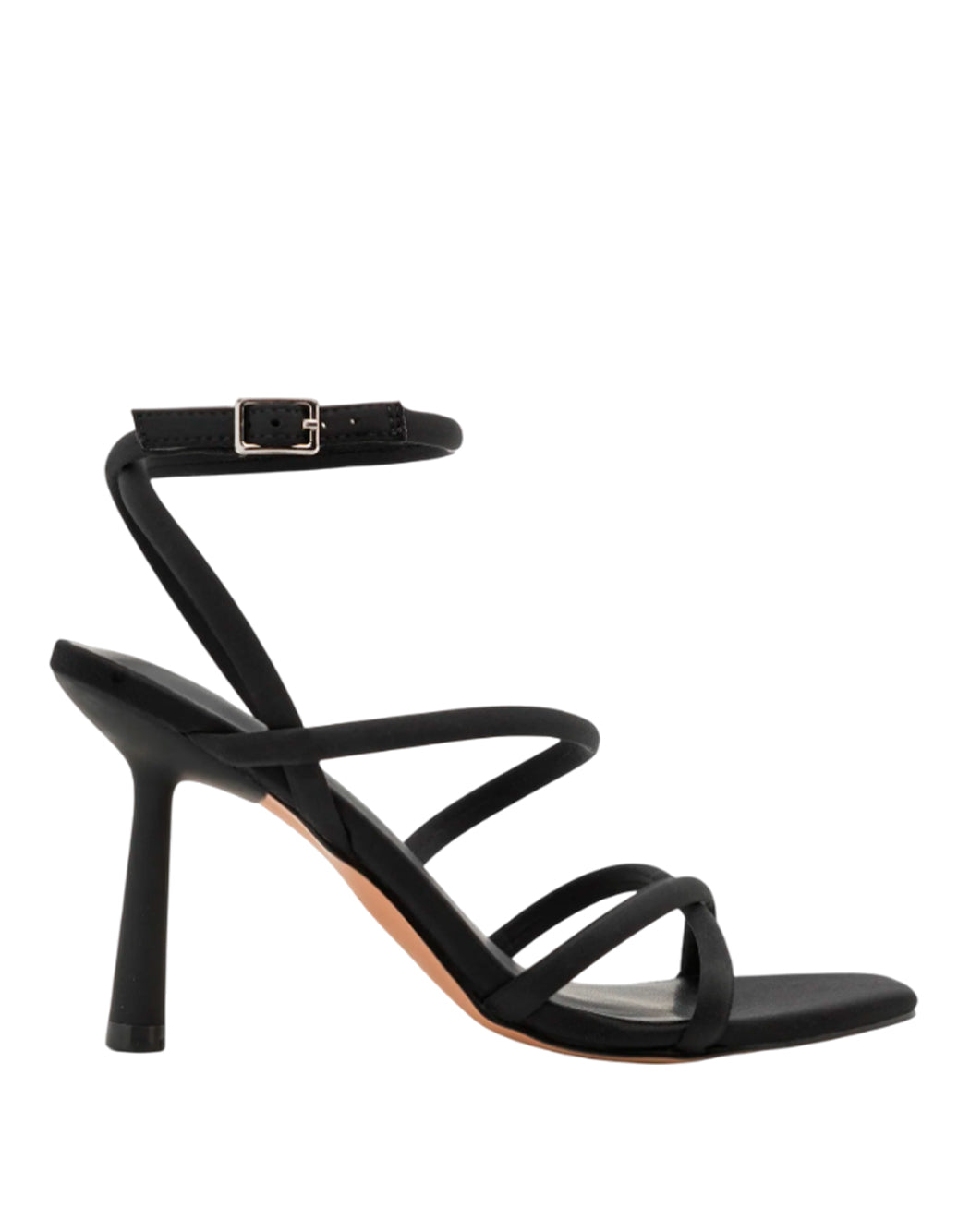 "Only "ONLAMINA-1" SANDALO CON TACCO Nero"