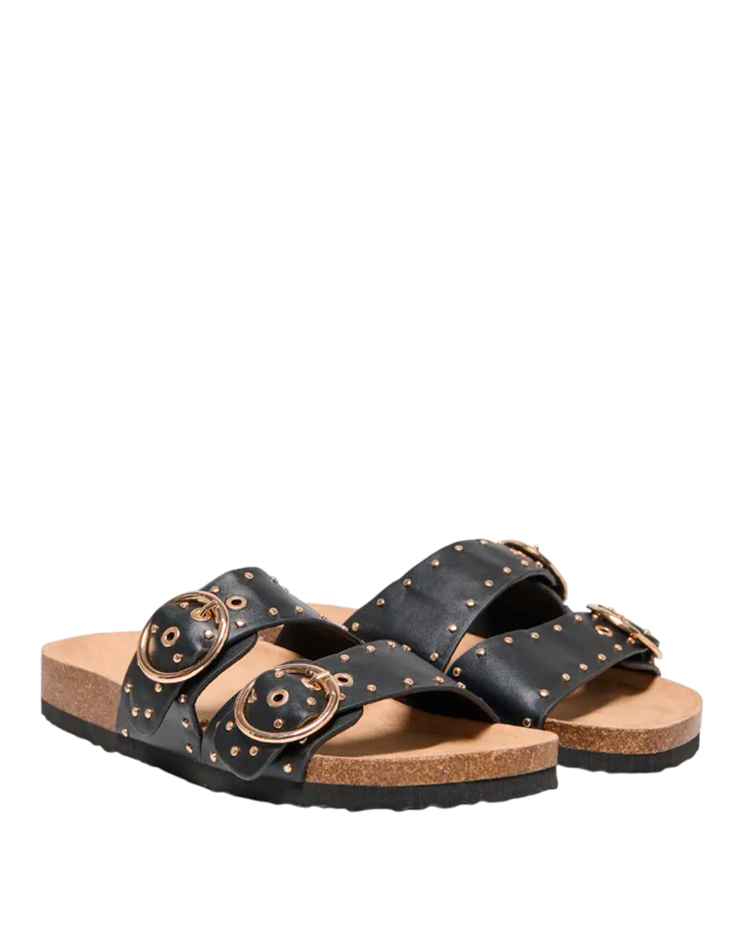 "Only "ONLMAXI-15" SANDALO CON BORCHIE Nero"