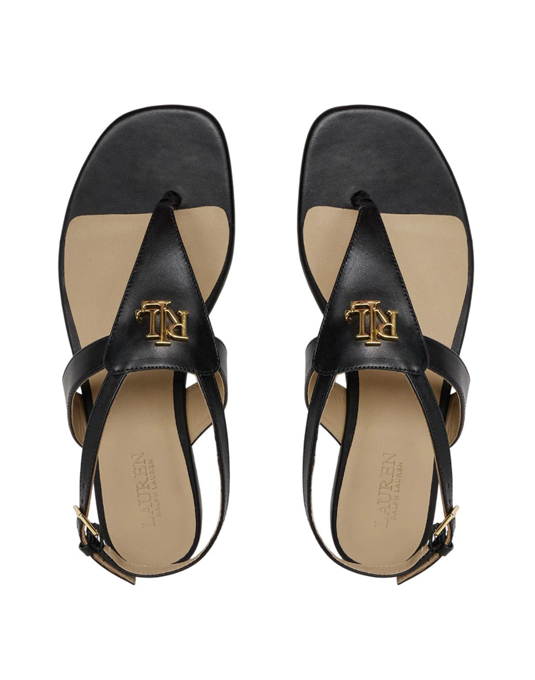 "Lauren Ralph Lauren SANDALI "EVERLEY" Nero"