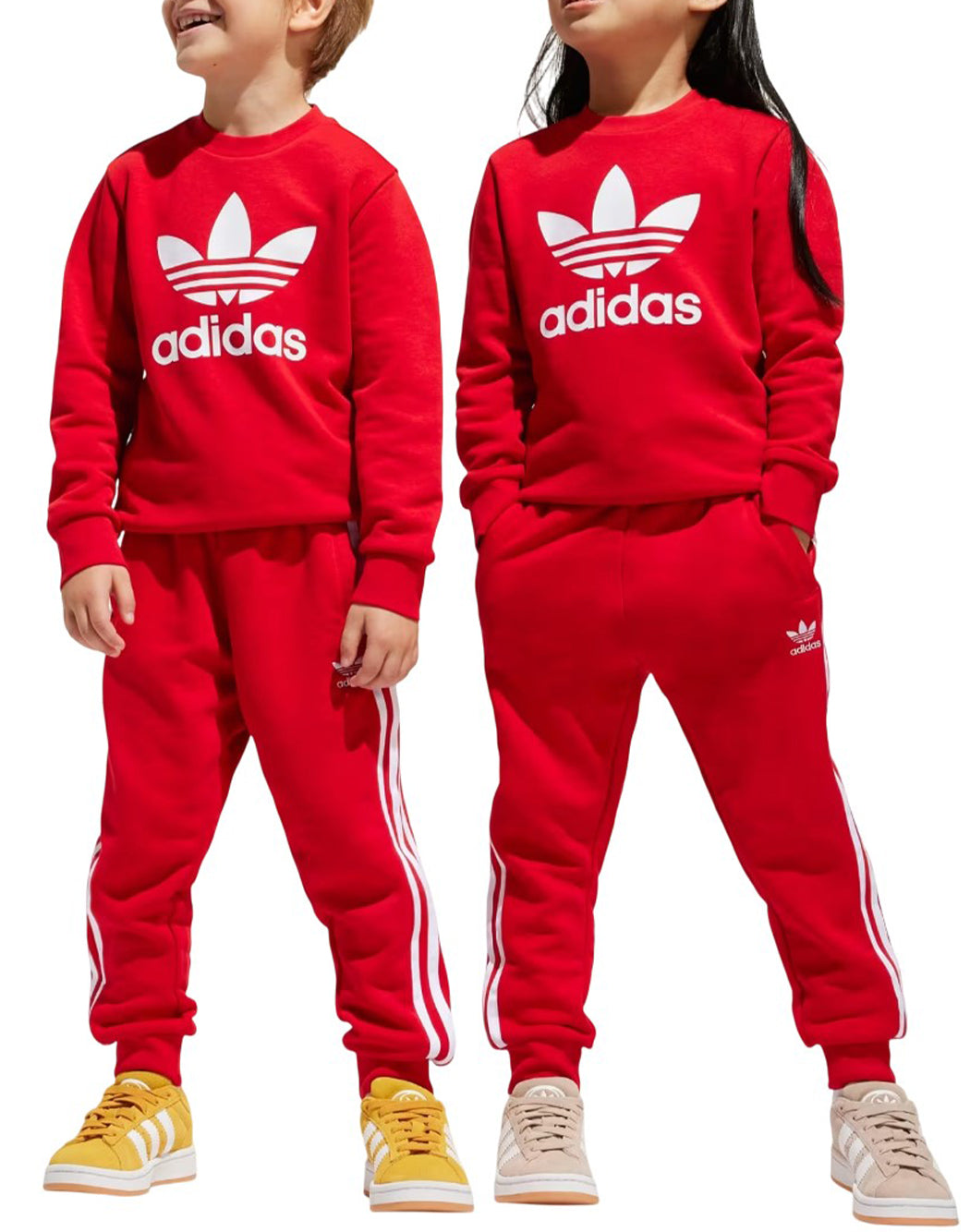 Adidas COMPLETO ADICOLOR CREW Rosso