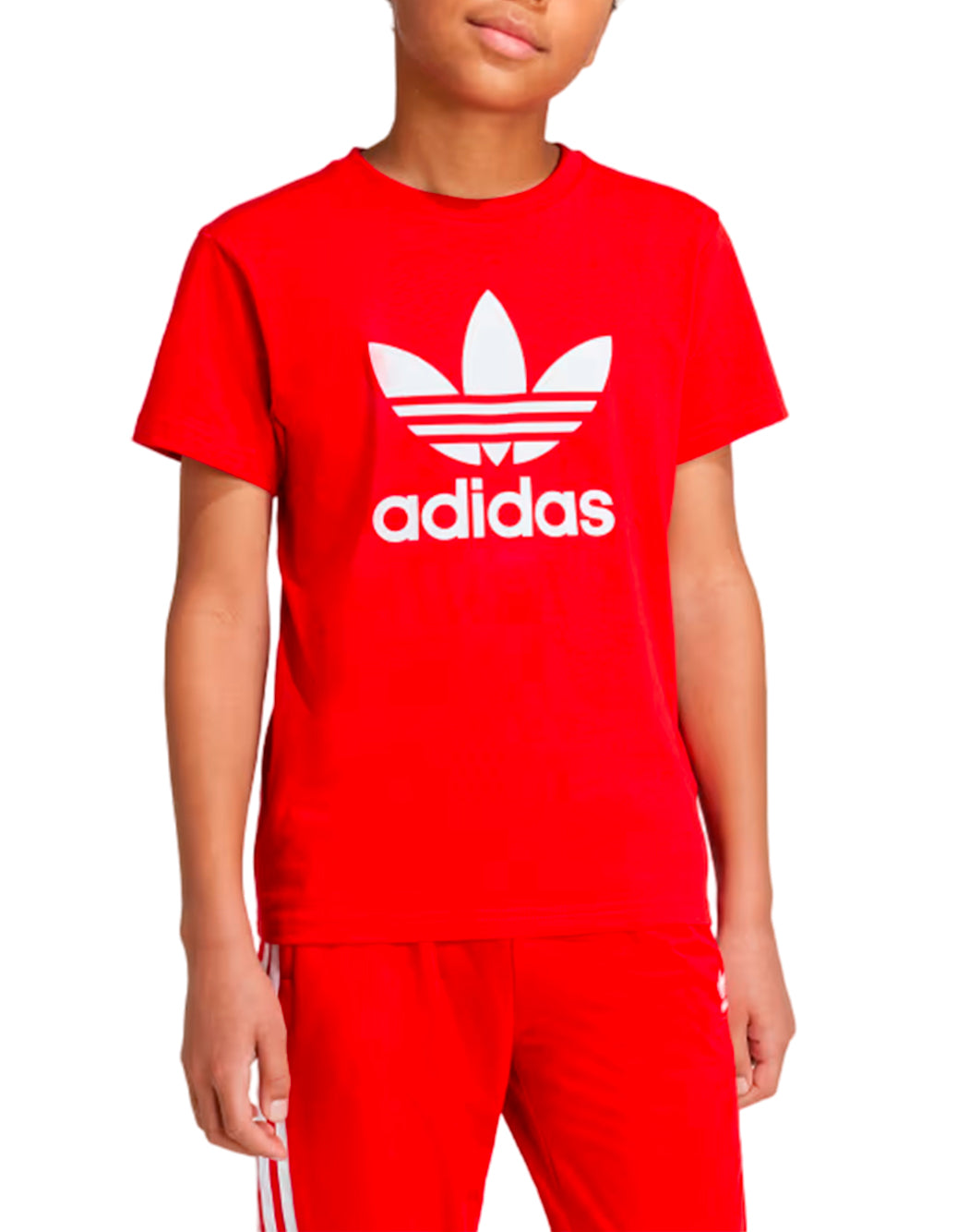 Adidas T-SHIRT ADICOLOR TREFOIL Rosso