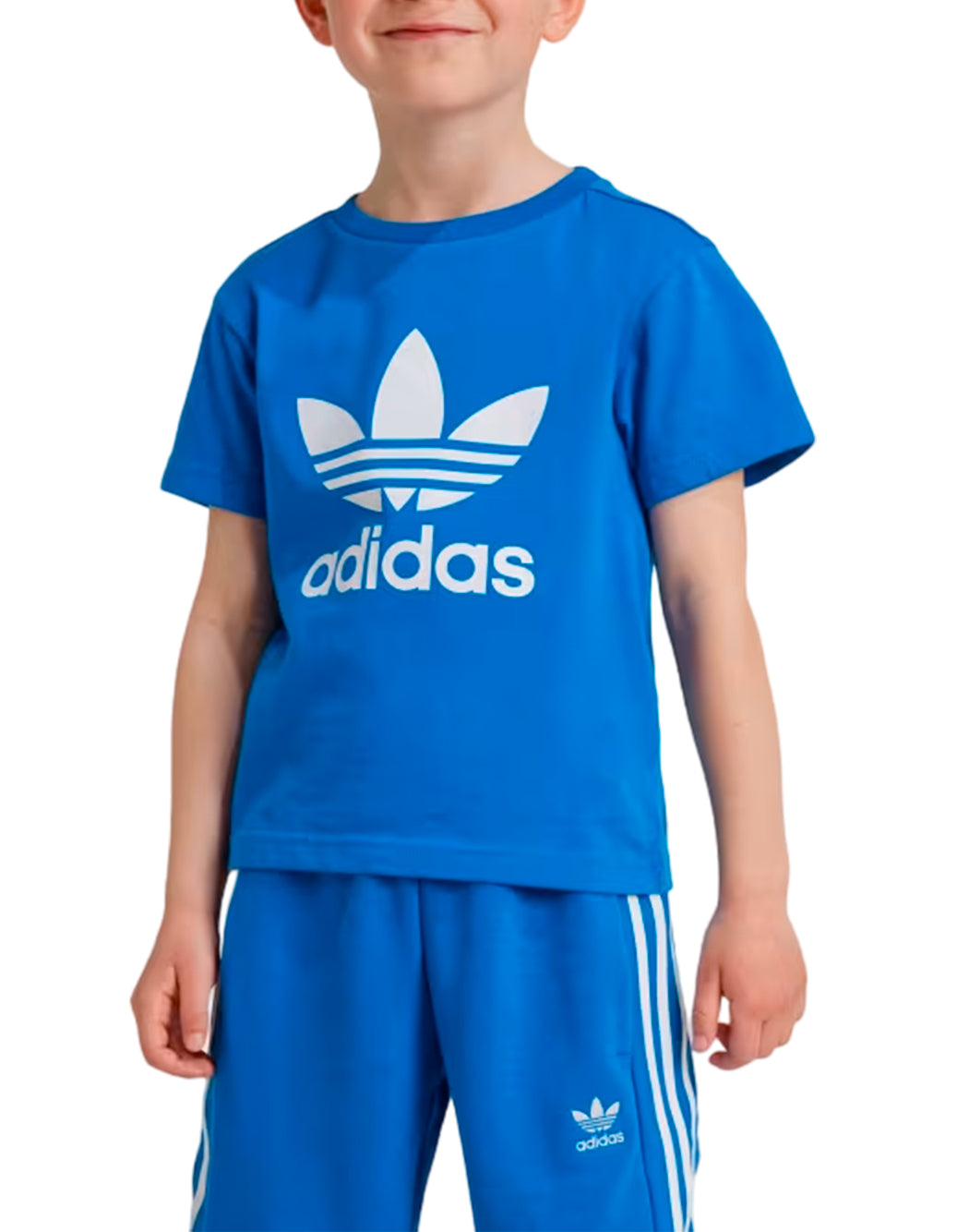 Adidas T-SHIRT ADICOLOR TREFOIL Blu