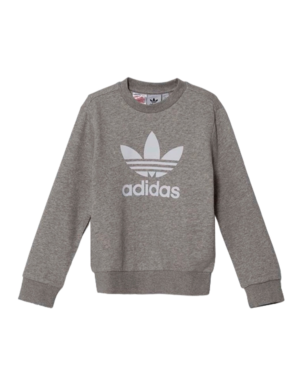 Adidas FELPA TREFOIL CREW Grigio